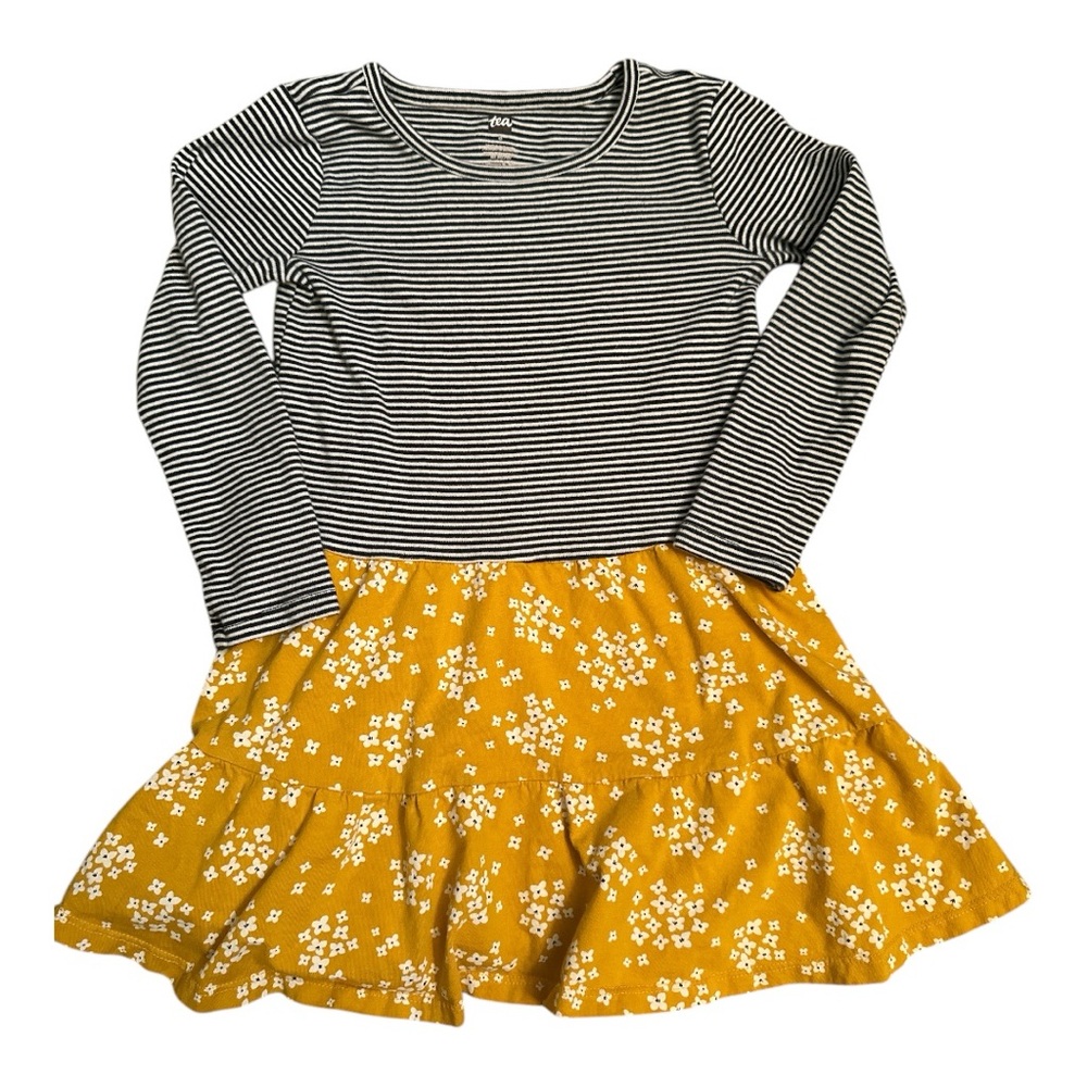 Tea Collection striped and floral dress